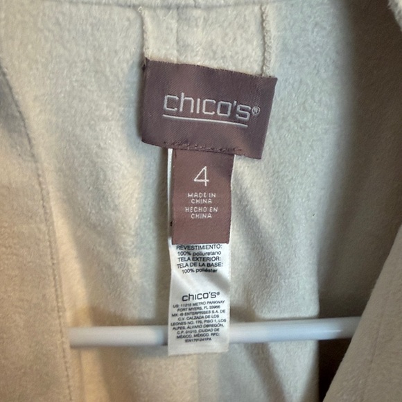 Chico's Open Front Jacket - Picture 2 of 7